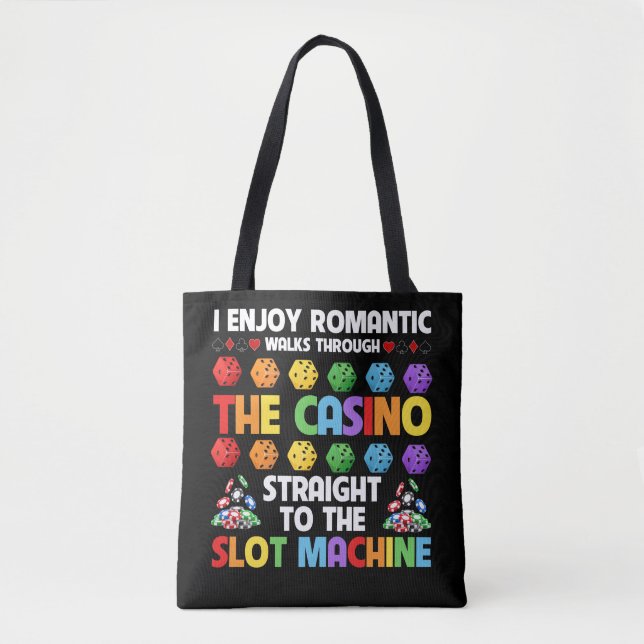 Tote Bag Slot Machine Gambling Casino Gambler Vegas (Devant)