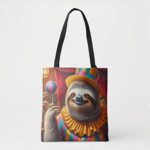 Tote Bag Sloth Clown
