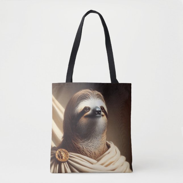 Tote Bag Sloth dans la Rome antique (Devant)
