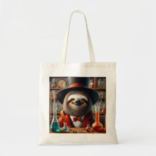 Tote Bag Sloth Mad Scientifique