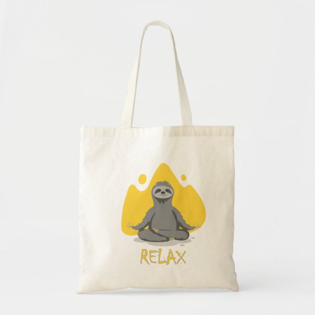 Tote Bag Sloth Relax (Devant)