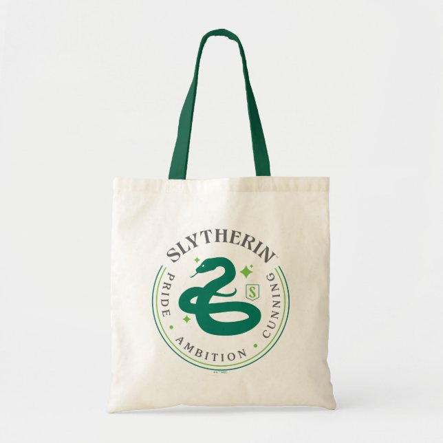 Tote Bag SLYTHERIN™ Insigne de fierté de la Maison du serpe (Devant)