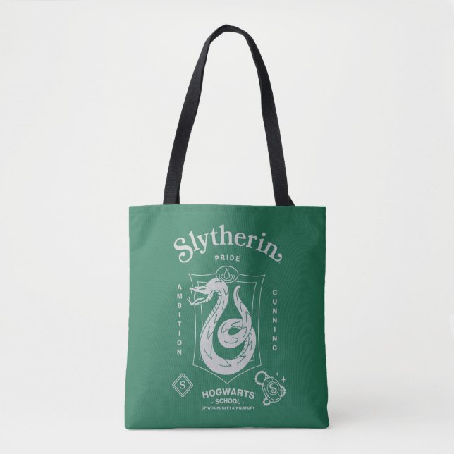 Tote Bag SLYTHERIN™ Pride Ambition Cunning Crest (Devant)