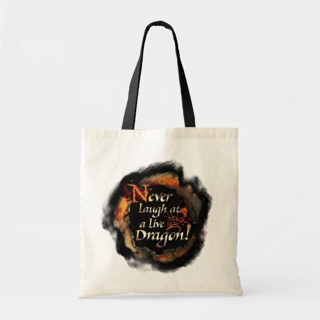 Tote Bag SMAUG™ - Graphique de logo pour ne jamais rire (Devant)