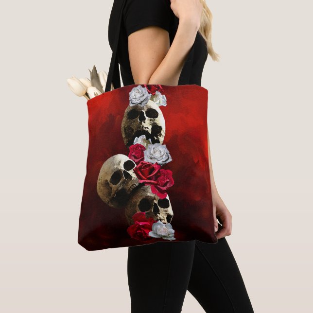 Tote Bag Smell the Roses (De près)