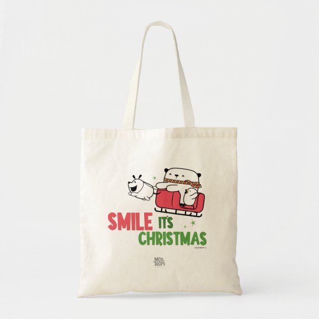 Tote Bag Smile, it's Christmas |  (Devant)