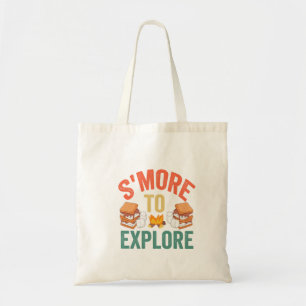 Tote Bag S'mores À Explorer Funny Outdoors Camping Randonné
