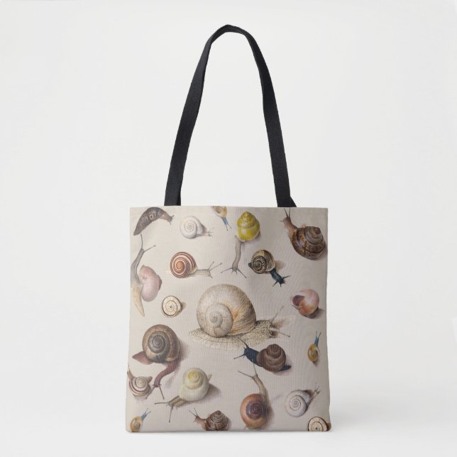 Tote Bag Snail Slug Garden Pet Gastropod Botanical Snails (Devant)