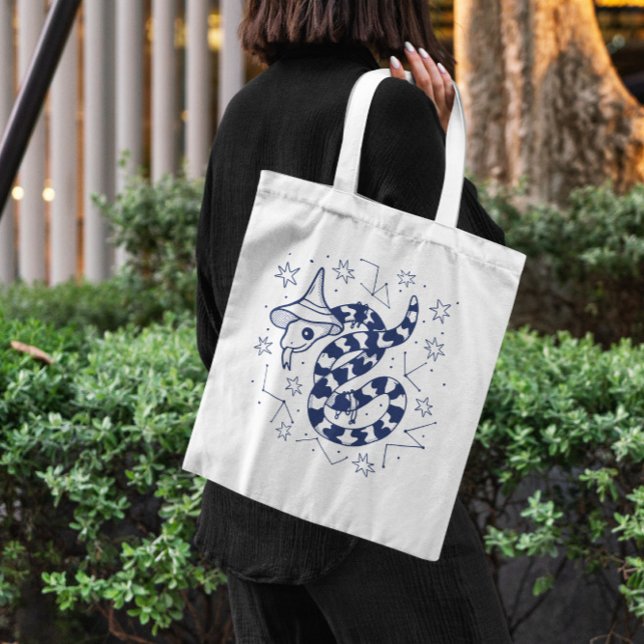 Tote Bag Snake de l'Assistant Mystique mignon (Créateur téléchargé)