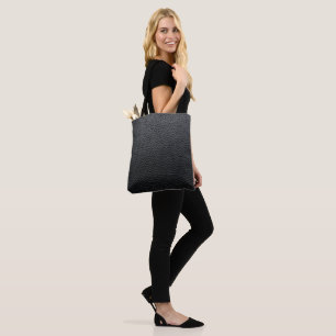 Tote Bag Snakeskin noir