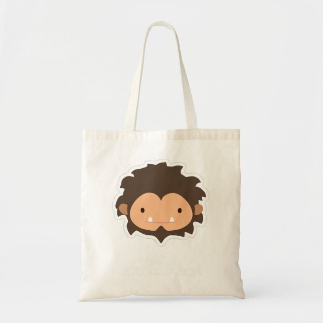 Tote Bag Sneaky Sasquatch Head Classic (Devant)