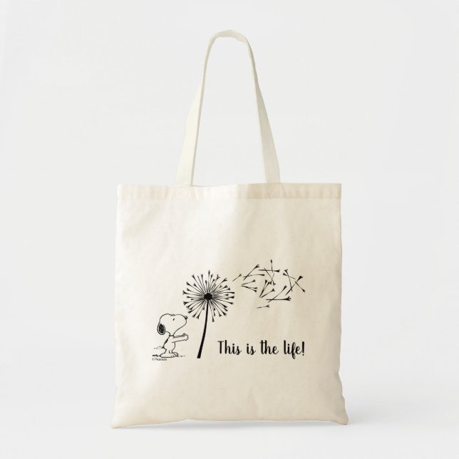 Tote Bag Snoopy Avec Dandelion (Devant)