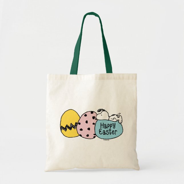 Tote Bag Snoopy - Bonne Pâques (Devant)