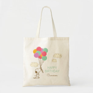 Tote Bag Snoopy et Ballons Anniversaire
