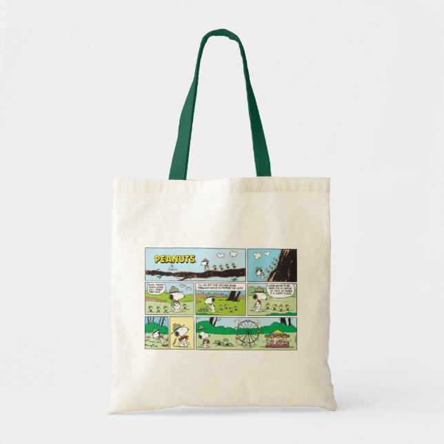 Tote Bag Snoopy & Friends | Go Camping (Devant)