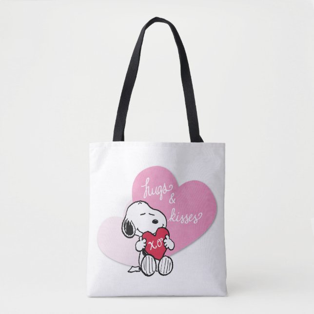 Tote Bag Snoopy Hugs & Kisses (Devant)