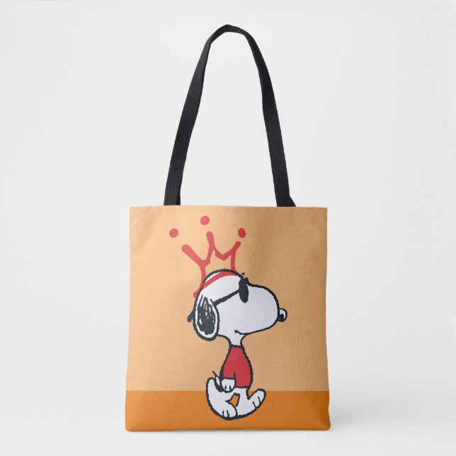 Tote Bag Snoopy - Joe Cool Crown (Devant)