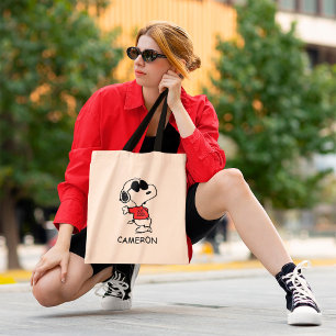 Tote Bag Snoopy "Joe Cool" debout