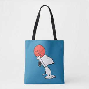 Tote Bag Snoopy Varsity Sports Basketball