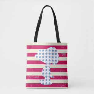 Tote Bag Snoopy Vintage Stars & Stripes