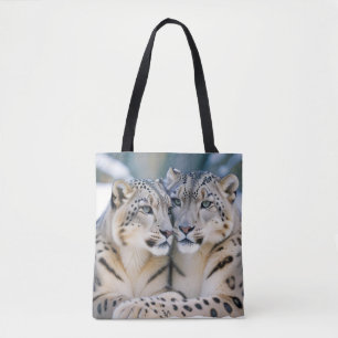 Tote Bag Snow Leopard Animal Nature Animale Affection Faune