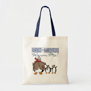 Tote Bag Snowflakes Warm Me Tshirts et cadeaux de vacances