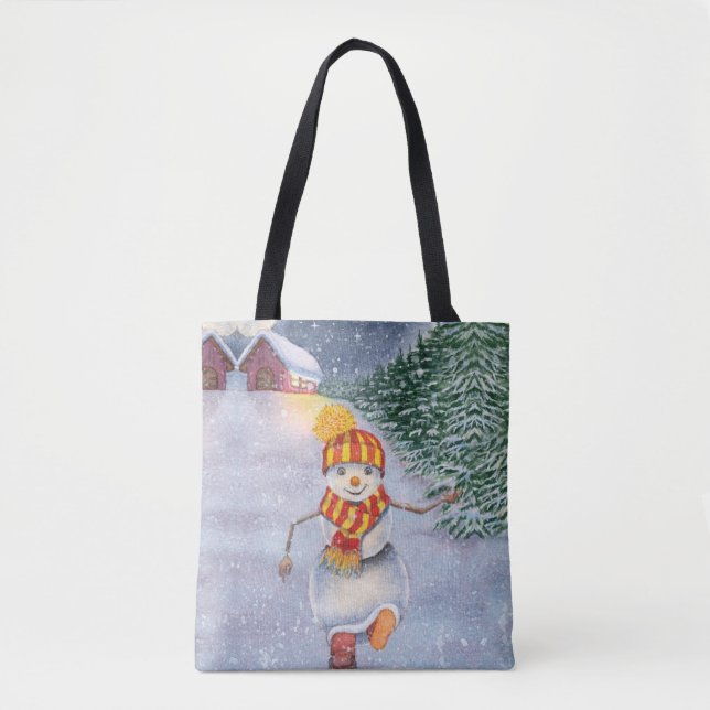 Tote Bag Snowman (Devant)