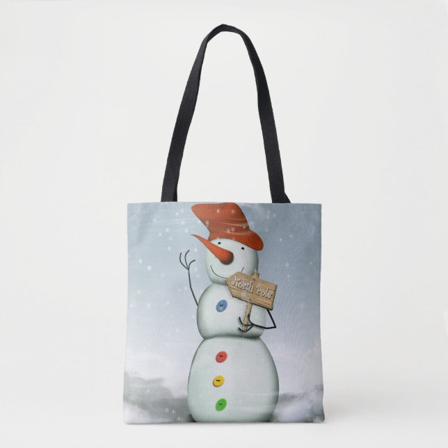 Tote Bag Snowman du Pôle Nord (Devant)