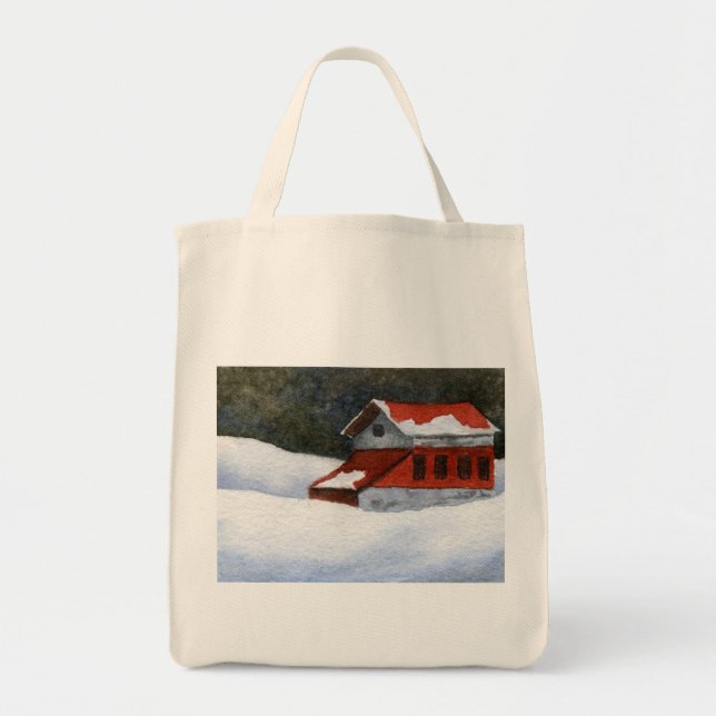 Tote Bag Snowscape Fourre-tout (Devant)