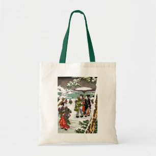Tote Bag Snowscape japonais