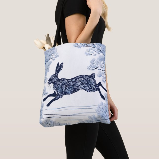 Tote Bag Snowy Serenity (De près)