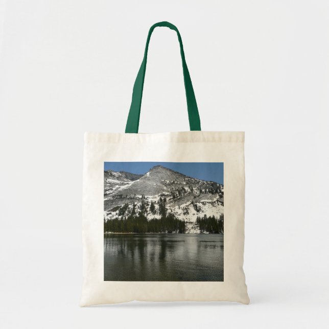 Tote Bag Snowy Tenaya Lake Yosemite National Park Photo (Devant)
