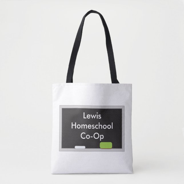 Tote Bag So cute Homeschool Co thème op (Devant)