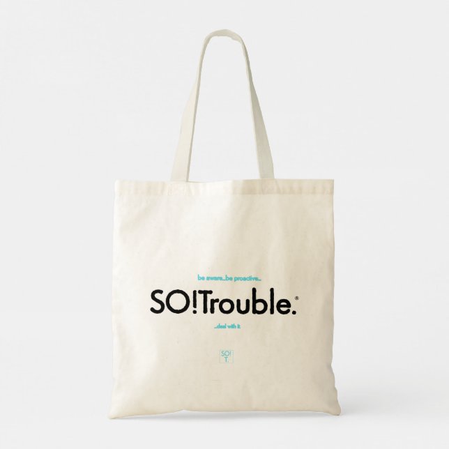 Tote Bag SO!Trouble. Logo Bag (Dos)