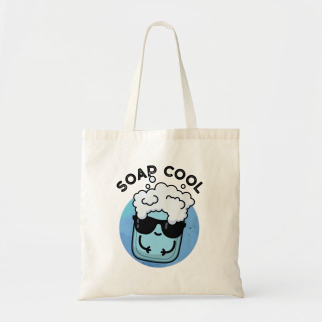 Tote Bag Soap Cool Funny Soap Pun (Devant)