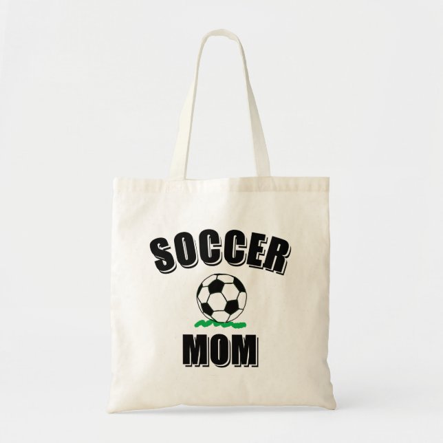 Tote Bag Soccer Maman Dessin Et Texte (Devant)