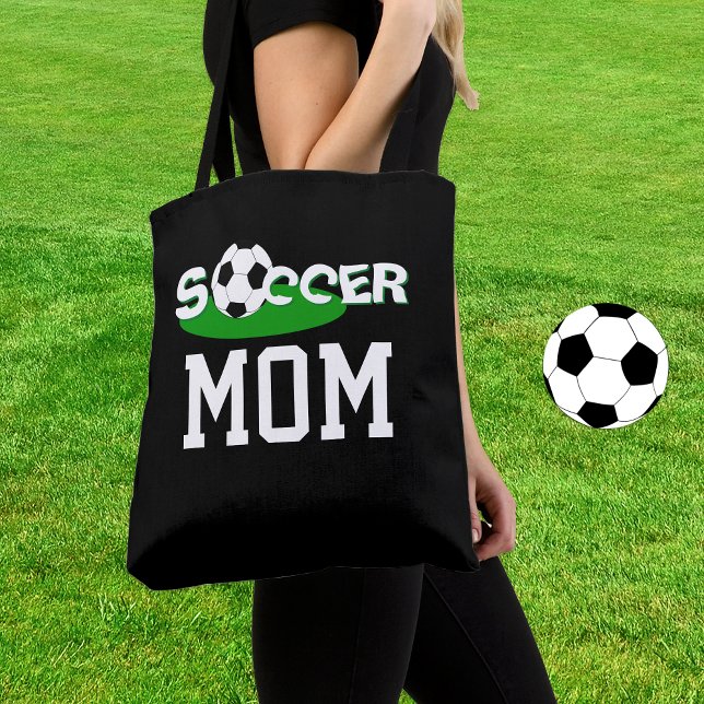 Tote Bag Soccer Mom Bag, Football Fan, Sports (Soccer Mom Tote Bag)