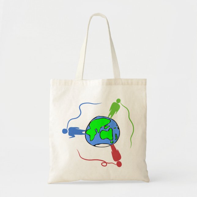 Tote Bag Social Media Funny conversation cadeau (Devant)