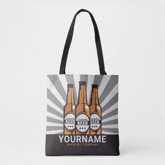 Tote Bag Société de brasserie artisanale personnalisée (Devant)