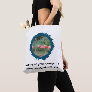 Tote Bag Société de logo d'entreprise personnalisée sur le