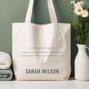 Tote Bag Société promotionnelle personnalisée minimaliste