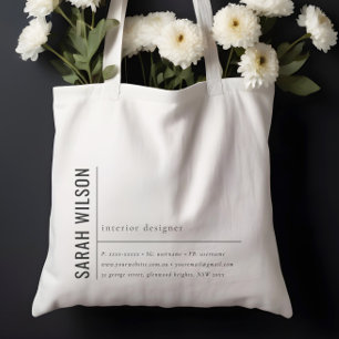 Tote Bag Société promotionnelle personnalisée minimaliste