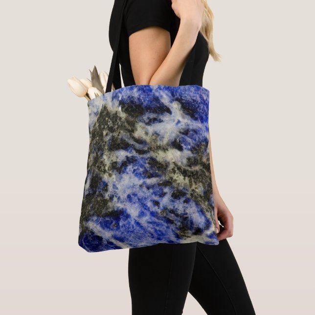 Tote Bag Sodalite bleue (De près)
