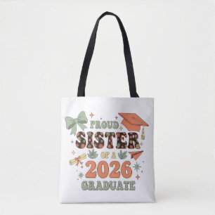 Tote Bag Sœur fière de terminale 2026 d'un membre de la fam