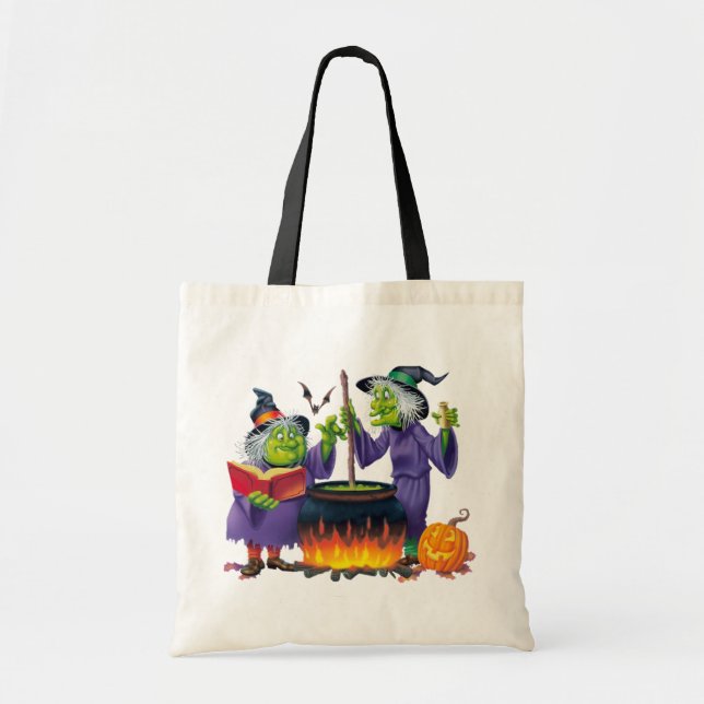 Tote Bag Sœurs de la Potion Trick‑or‑Treat (Devant)