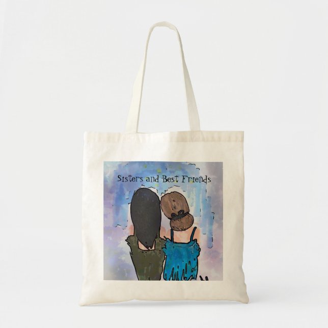 Tote Bag Soeurs et meilleurs amis (Devant)
