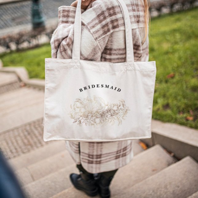Tote Bag Soignée de la main tiré botanique (Créateur téléchargé)