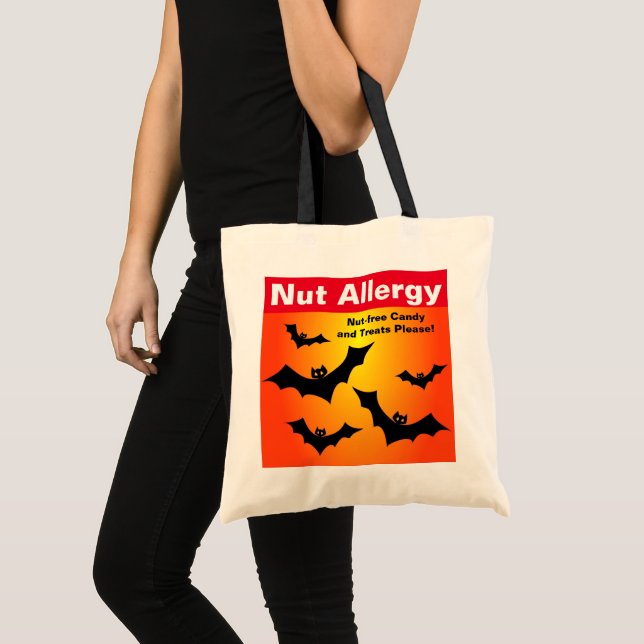 Tote Bag Soin d'Halloween sans bonbons sans noix 2-Côté All (Devant (produit))