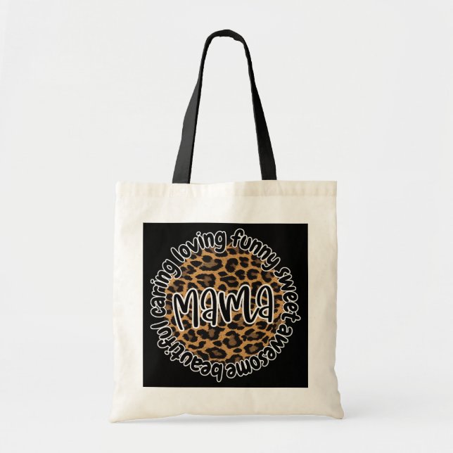 Tote Bag Soins amoureux doux et doux belle maman géniale (Devant)