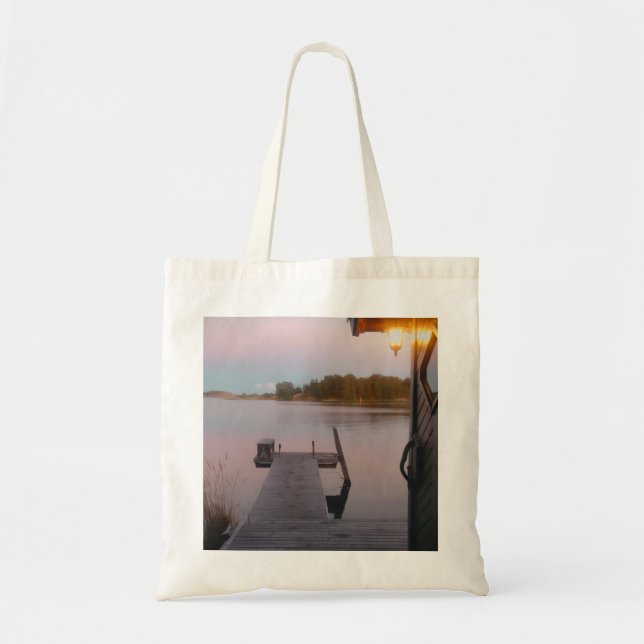 Tote Bag Soir d'été dans l'archipel suédois (Devant)